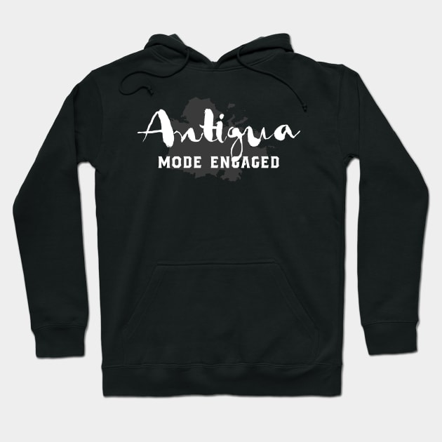 Antigua Mode Engaged – Vacations Holidays Hoodie by BlueTodyArt